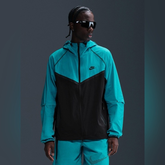 Nike Tech Woven Windrunner Jacket HM7151-345 Dusty Cactus/Black L - Picture 1 of 3